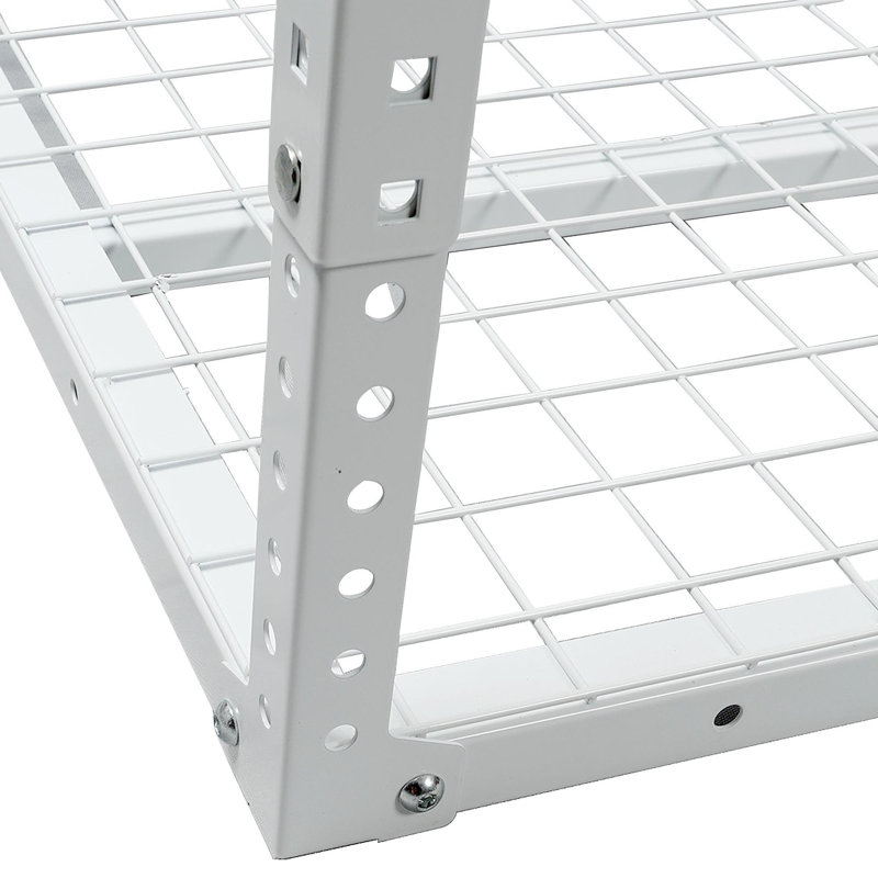 Support de rangement pour garage 2X8ft, Blanc, H 38,6 po x l 96 po x P 24 po