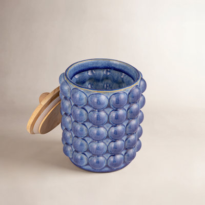 Zeppelin Stoneware Raised Kitchen Canister