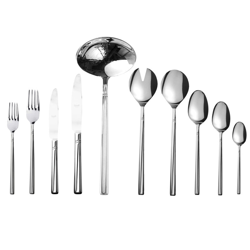 Ensemble de couverts Aria - 45 pièces - Acier inoxydable