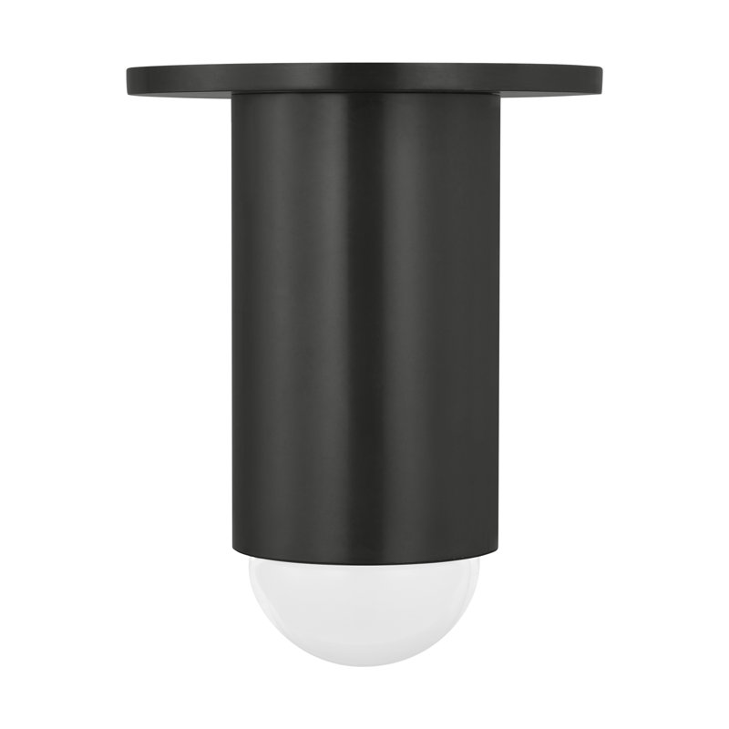 Ebell 1 - Light LED Flush Mount, Dark Bronze