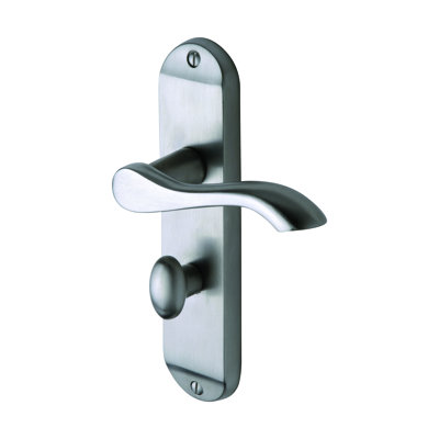 Aurora Bathroom Door Handle Set