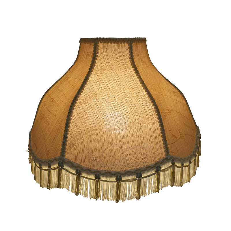 Abat-jour cloche en tissu 17 "transitionnel