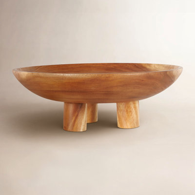Elsie Solid Teak Handmade Decorative Bowl