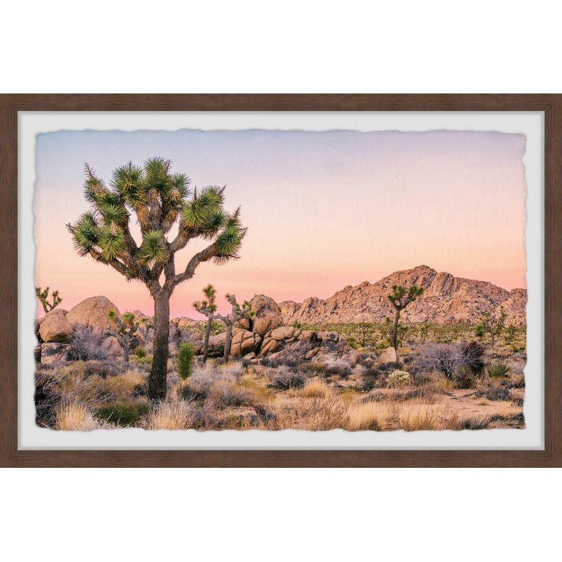 Desert And Boulders - Single Picture Frame Print, 61cm H x 91cm W x 3.81cm D