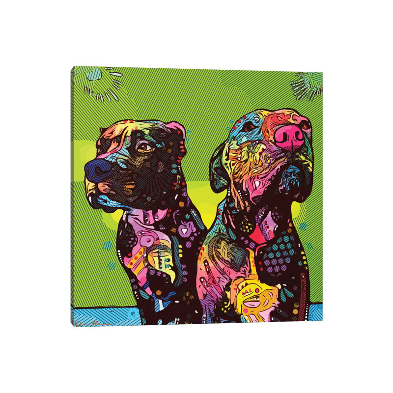 Wasn't Me by Dean Russo - Painting on Canvas, Wrapped Canvas, 66.04cm H x 66.04cm W x 1.91cm D