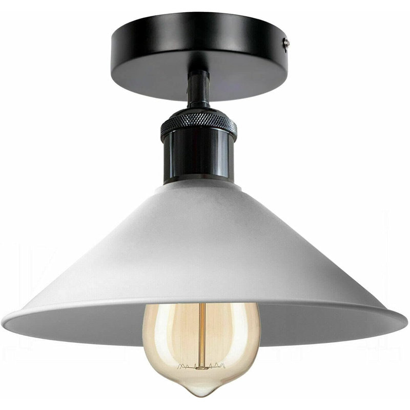 Conneautville Flush Mount, White