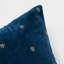 Embroidered Star Cotton Throw Pillow Cover and Insert-1793112364