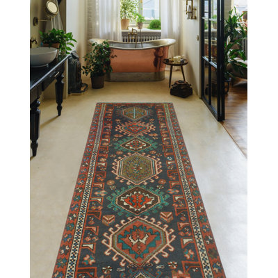 Markai One-of-a-Kind 2'10" X 9'1" 1980s Runner Wool Area Rug