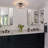 3 - Light Ribbied Glass Semi Flush Mount-1238998627-1238998638