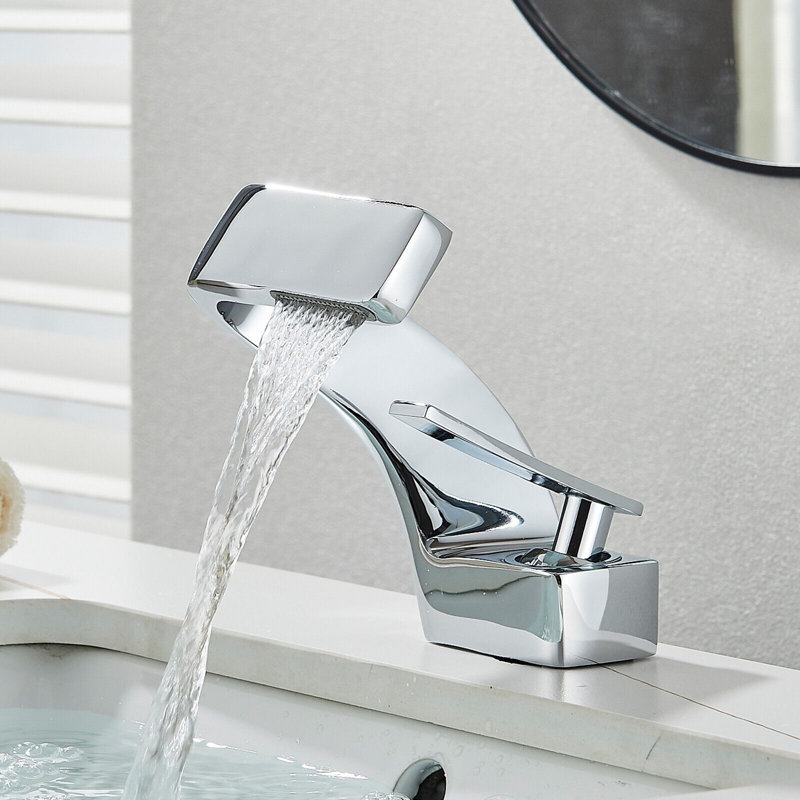 Single-handle Bathroom Faucet, Chrome