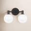 Sean Lavin Torian Bathroom Bedroom Wall Fixture With Milk Clear Glass Mix Shade-241316442-241316443-241316445