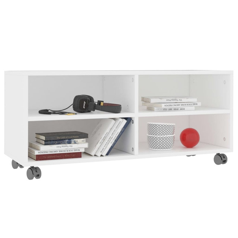 Hansford Unfinished TV Stand for TVs up to 43", White