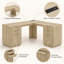 Solid Wood Top Coffee Table-1556824173