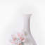 Vase en céramique avec sculpture florale - Décoration moderne d'inspiration zen