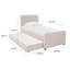 Lit gigogne Angela Grey-1727128722