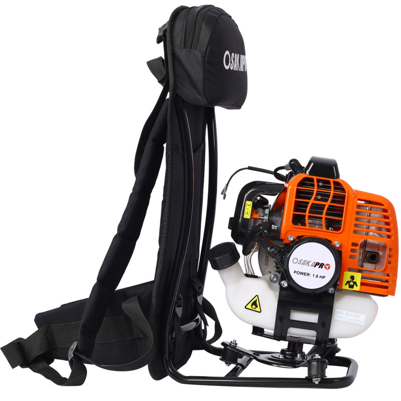 Système d'outils de jardinage au gaz 52-en-1 52cc avec scie à poteau, taille-haie, coupe-herbe et débroussailleuse