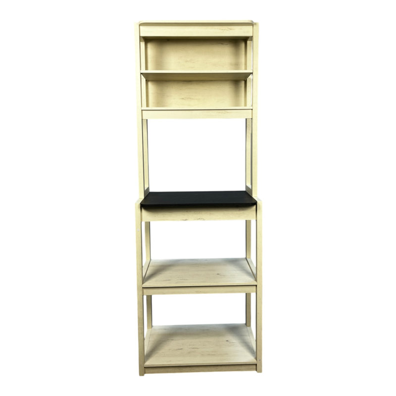 Étagère de boulanger à 5 niveaux pour la cuisine avec rangement, bar à café, tablettes de cuisine et support à micro-ondes