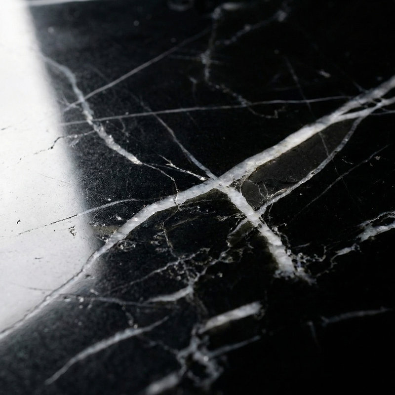 Nero Marquina Honed 12x12 Marble Tile