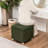 17 Inches Square Ottoman With Storage-858603427