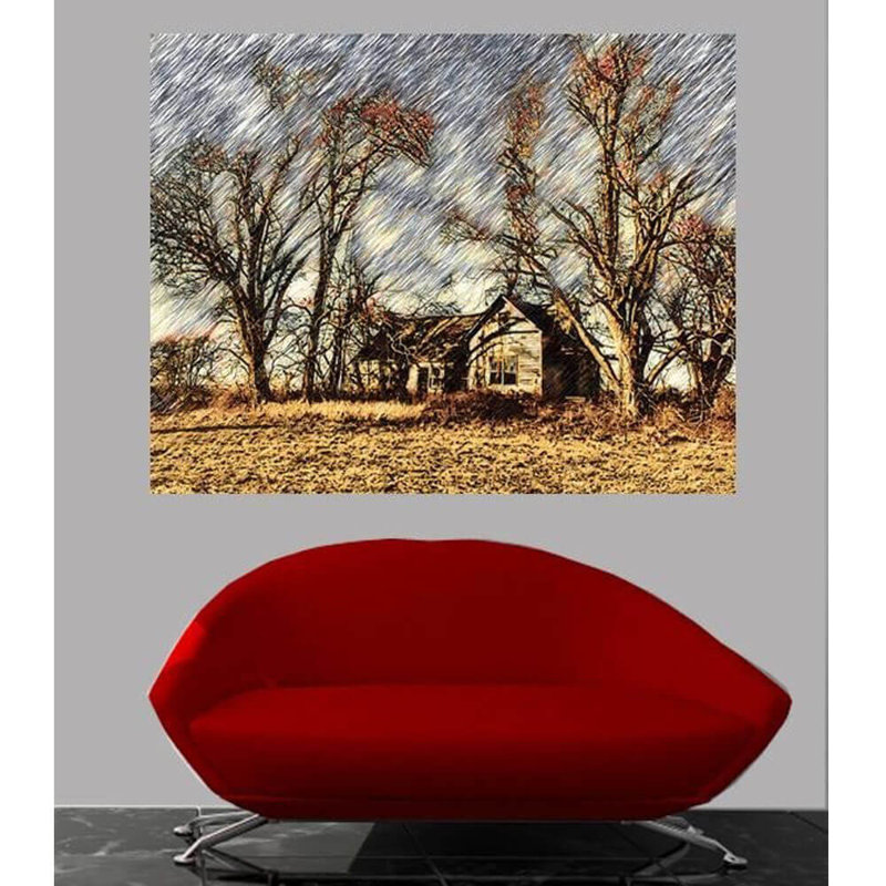 Batie Non-Wall Damaging Wall Decal, 28.5" H x 36" W