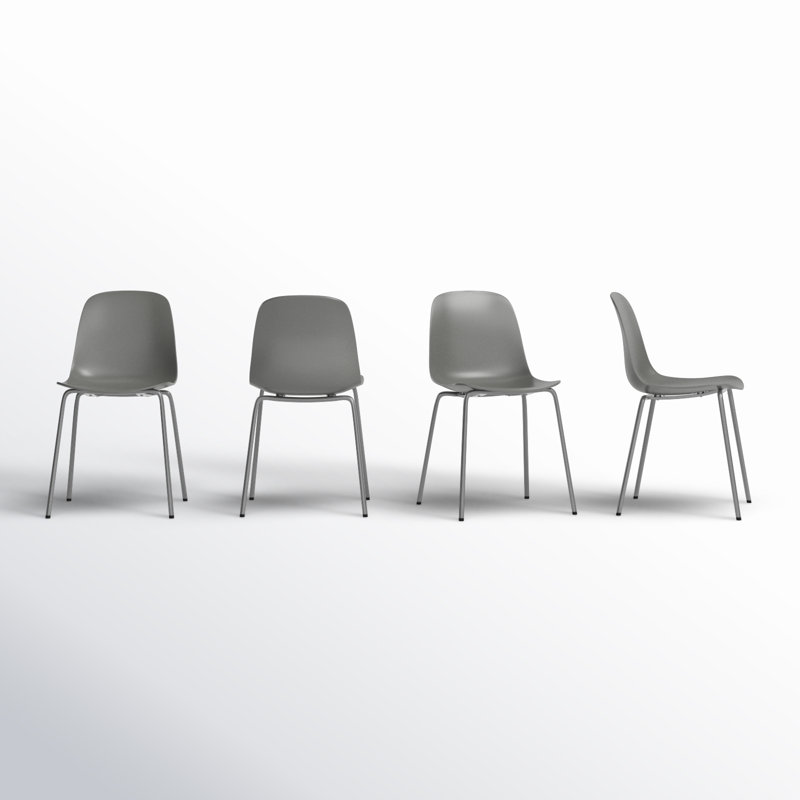 AlmedaCheatham 18.3'' H Side Chair, Gray