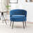 Mann Upholstered Velvet Armchair With Black Legs-1587627285