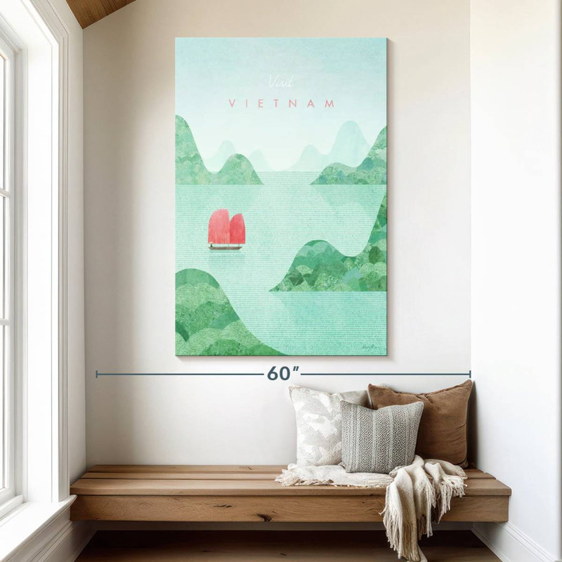 Affiche de voyage Aime Vietnam, H 51 po x l 34 po
