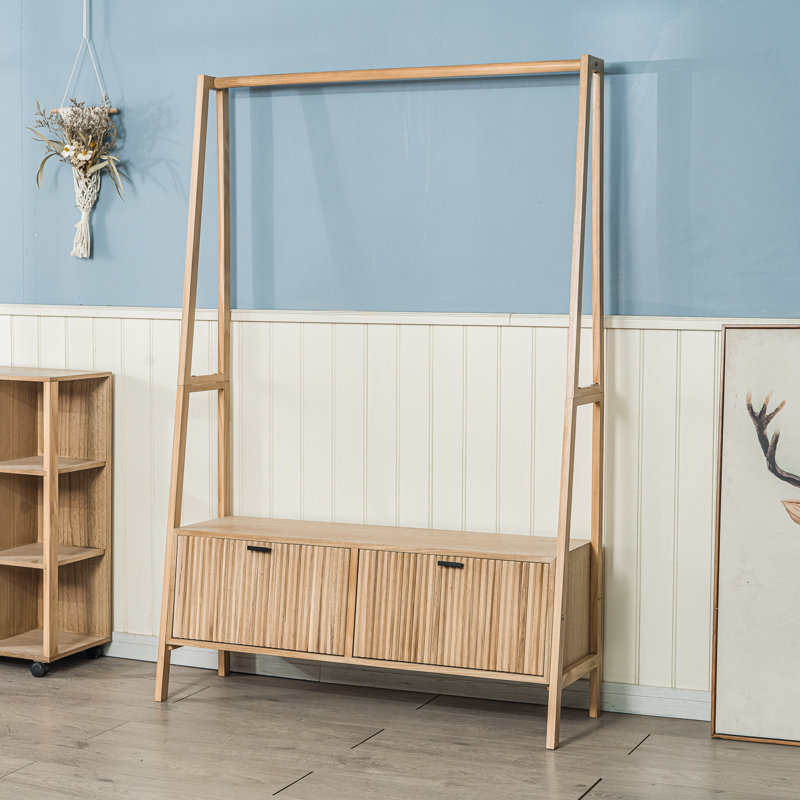 Portemanteau en bois massif Ronni