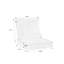 Ensemble de coussins extérieurs Henley Sunbrella pour meubles de patio ou de jardin-335539237