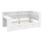 Corner Bed Frame With Storage Shelves,  Daybed With Drawers, Charging Station And LED Light-857584775-857584772