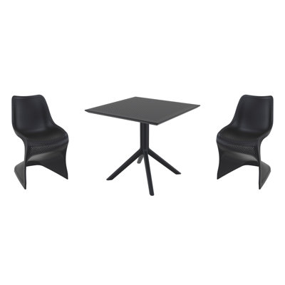 Farrah Patio 3 Piece Bistro Set