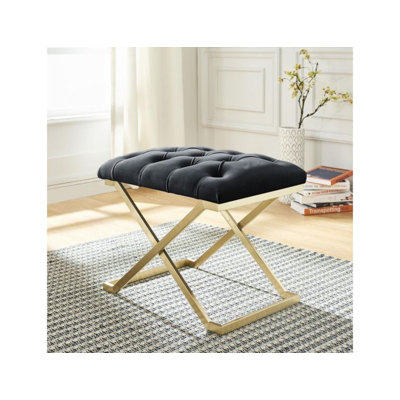 Banc en velours Romano