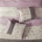 Embroidered 7 Piece Comforter Set Purple
