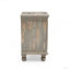 Table de chevet en bois gris antique