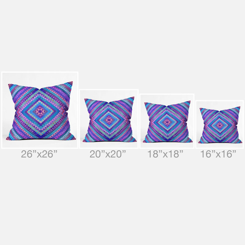 Coussin Jacqueline Maldonado, H 16 po x l 16 po x P 4 po