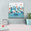 «Baltimore Skyline» par Michael Mullan, art mural sur toile-2135100737