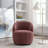 Swivel Accent Armchair Barrel Chair With Powder Coating Metal Ring-1135975718