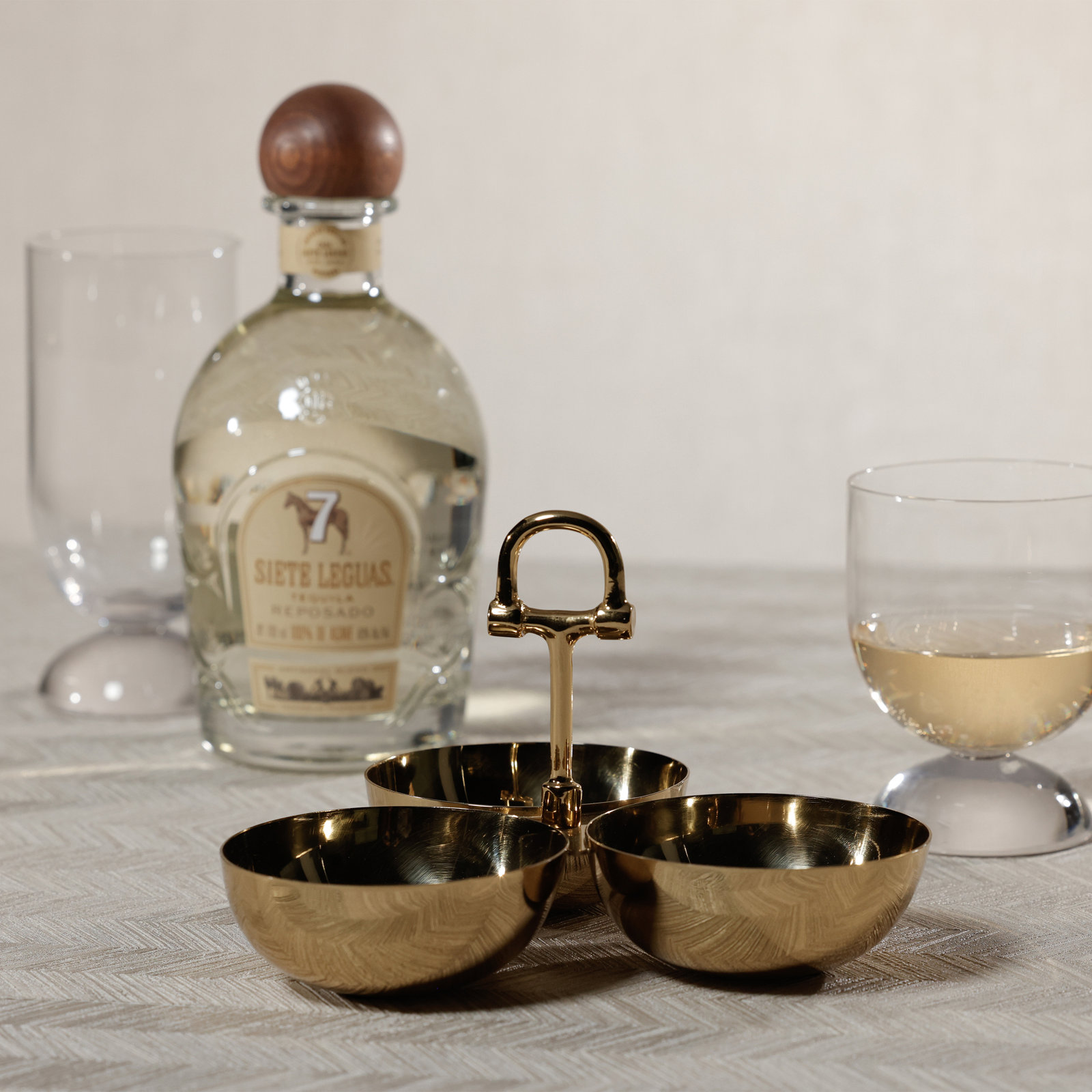 Stainless Steel Condiment Server, Gold