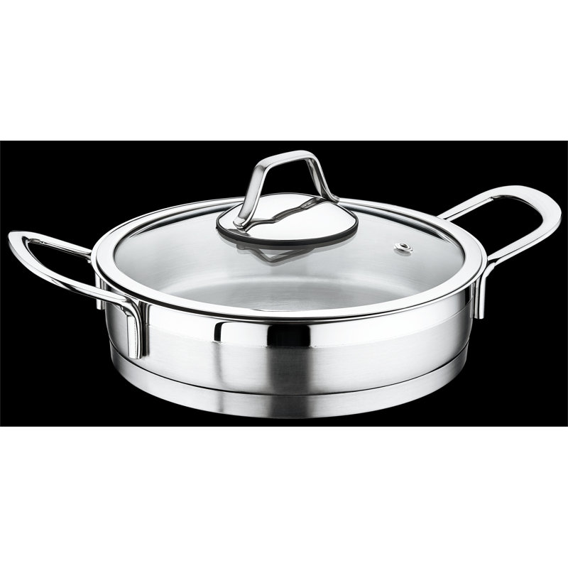 Hal 6 - Piece Stainless Steel (18/10) Cookware Set, Silver