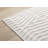 Cano Intricate Looped Trellis White Area Rug-1350516257