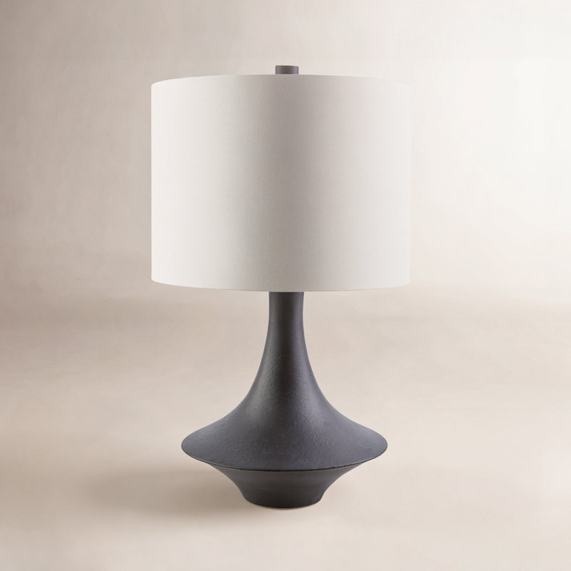 Marie Resin Lamp, Charcoal
