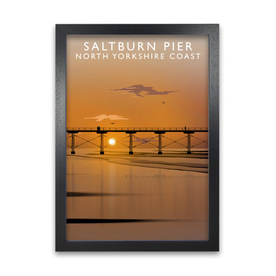 Saltburn Pier North Yorkshire Coast by Richard O'Neill - Single Picture Frame Print