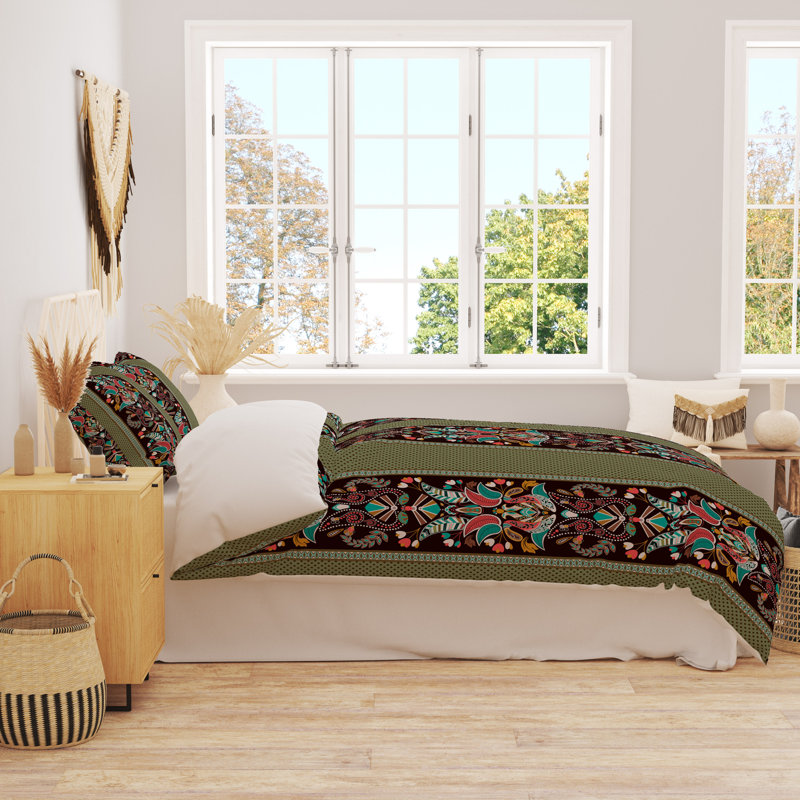 Abstract Duvet Cover, King Duvet Cover + 2 King Shams