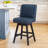 One Indoor/Outdoor Modern Classical Rotatable Bar Chair, City Armless Swiveling Bar Chair With Soild Wood Legs, High Table, Modern Counter, High Bar Stool, Home Office, Kitchen Island Chair-788587838