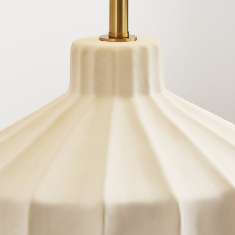 Veneto Table Lamp, 18.5" H x 19.5" W x 19.5" D, Matte Concrete