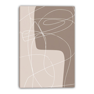 Art mural sur toile Line Contour