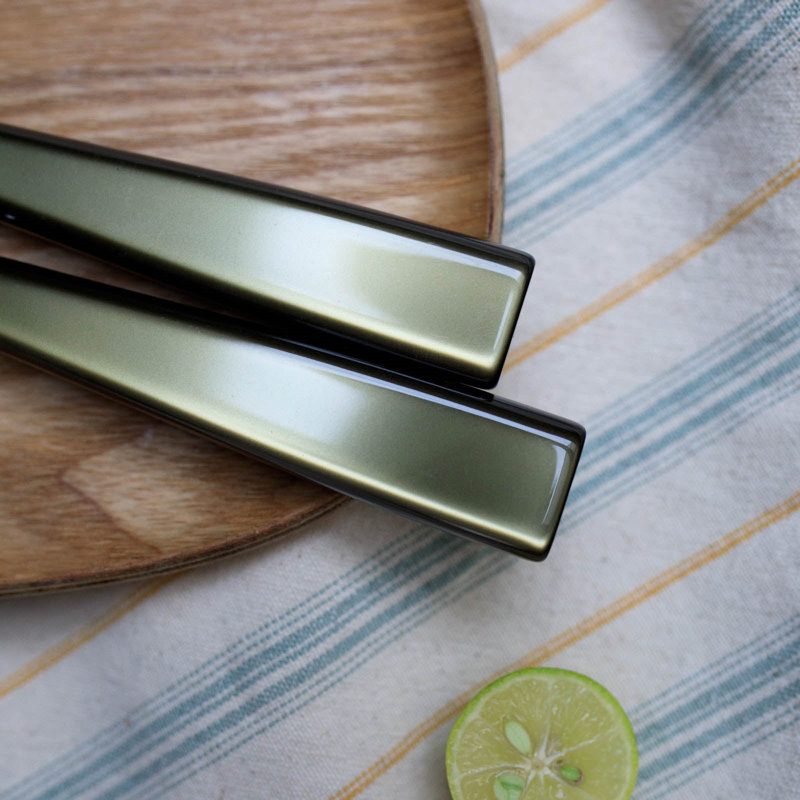 Sabre Paris - 24 Pieces Cutlery Set Icône, Dark Green