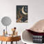 Moonlit Japanese Pine Peaceful Serene Traditional Pine Tree Bonsai Landscape Mountain Wall Art Print 1 Piece Wrapped Canvas Wall Art-658260549