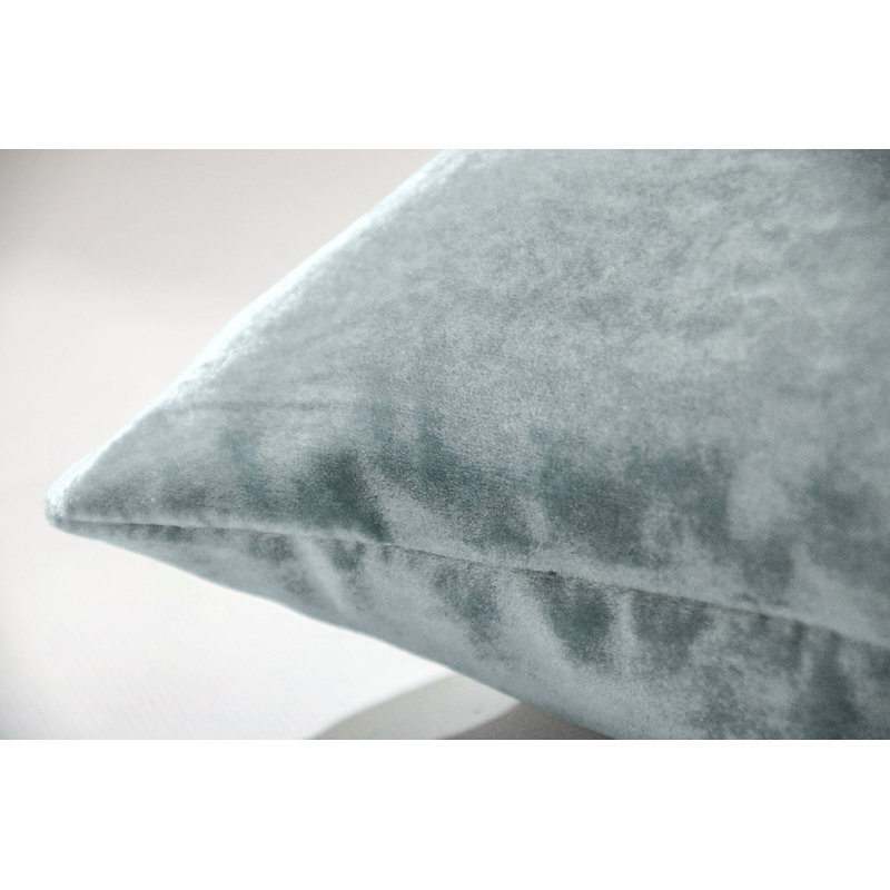 Ombre Square Velvet Pillow Cover & Insert, Coyote, Rectangle 14"H x 20"W