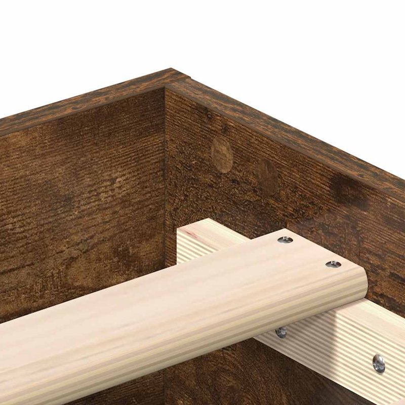 Bed, Super King (6'), Smoked Oak